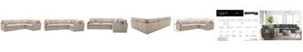 Furniture CLOSEOUT! Joud 4-Pc. Fabric "L" Shaped Modular Sofa, Created for Macy's